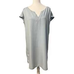 GAP Baby Blue Chambray Sheath Dress Women’s XL - EUC!